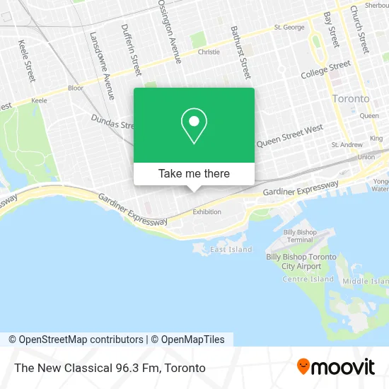 The New Classical 96.3 Fm map