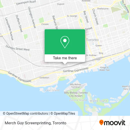 Merch Guy Screenprinting map
