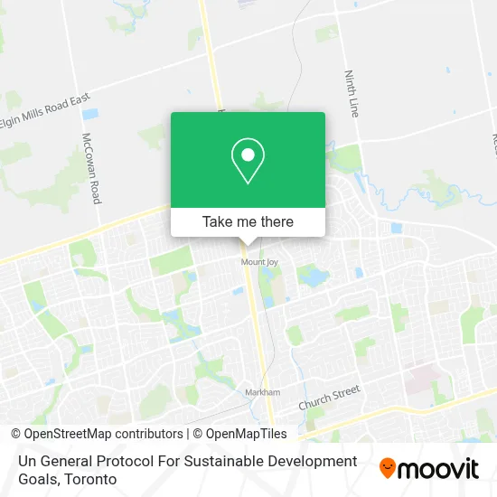 Un General Protocol For Sustainable Development Goals map