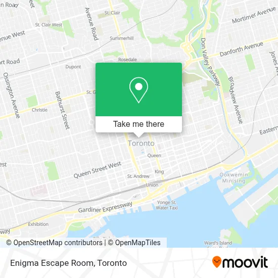 Enigma Escape Room map