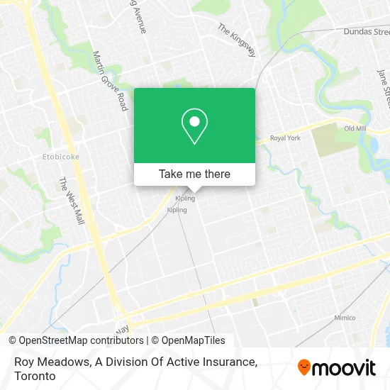 Roy Meadows, A Division Of Active Insurance map