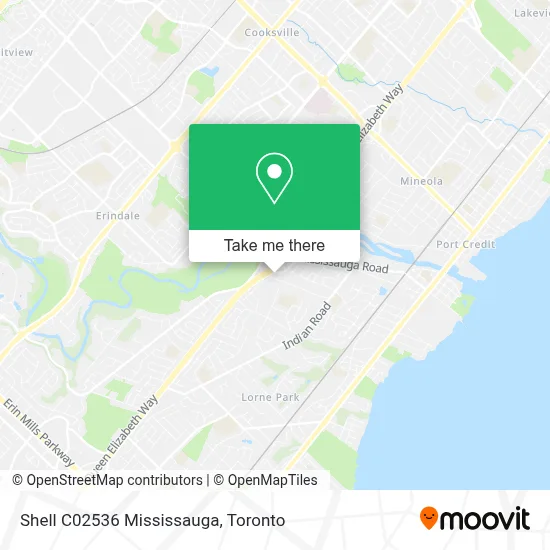 Shell C02536 Mississauga map