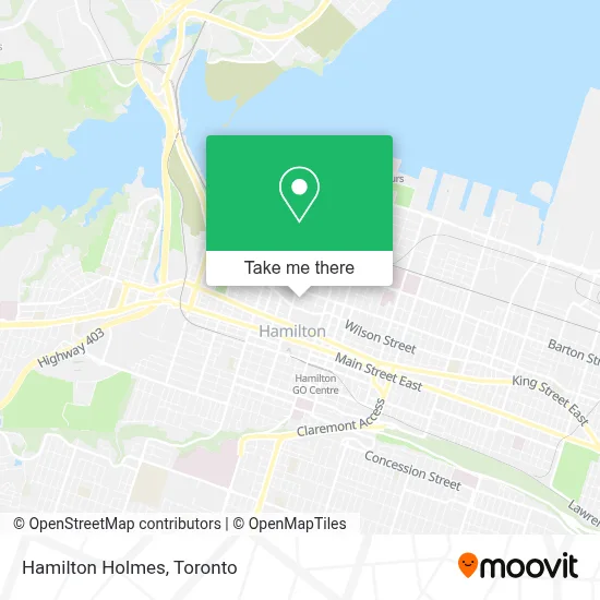 Hamilton Holmes map