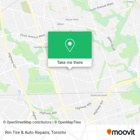Rm Tire & Auto Repairs plan