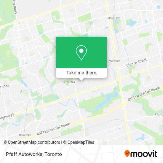 Pfaff Autoworks map