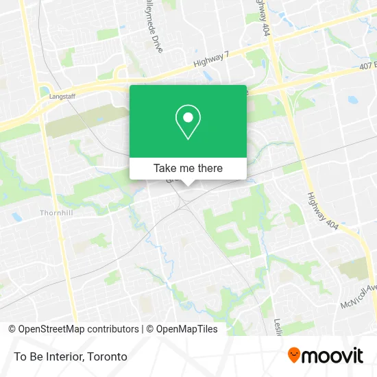 To Be Interior map