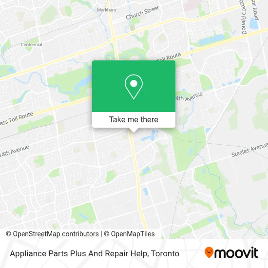 Appliance Parts Plus And Repair Help map