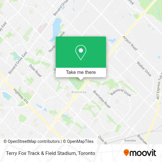 Terry Fox Track & Field Stadium map