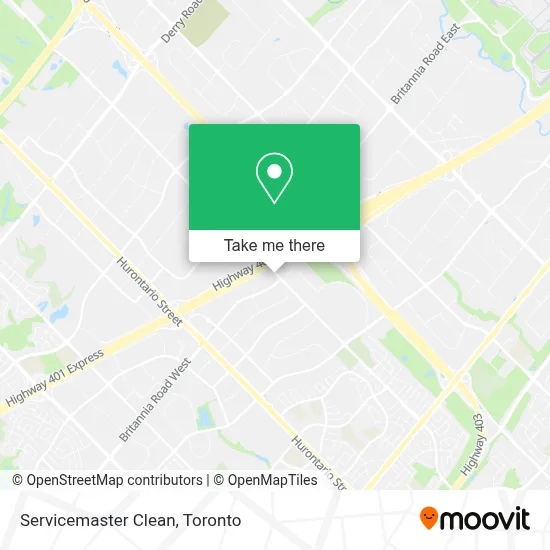Servicemaster Clean map