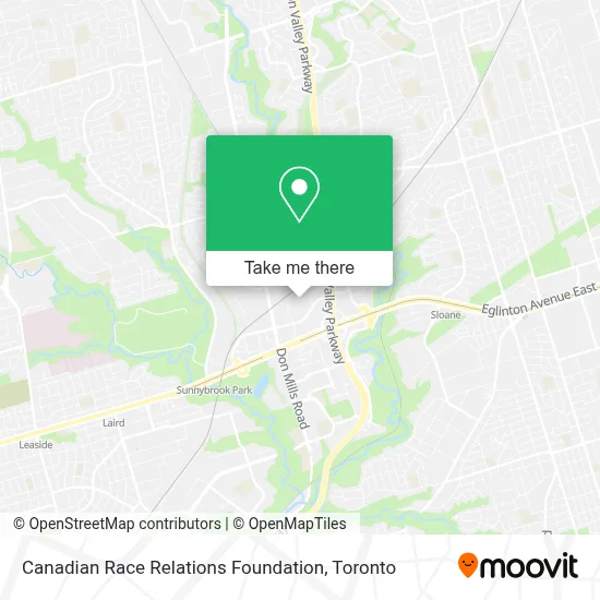 Canadian Race Relations Foundation map
