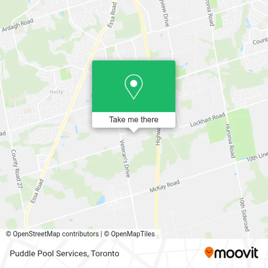 Puddle Pool Services map