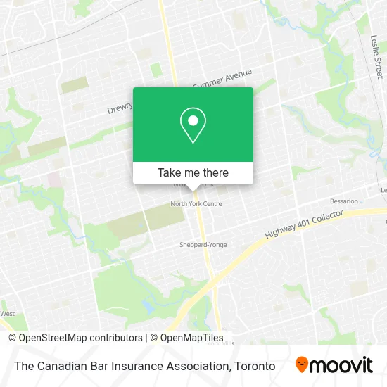 The Canadian Bar Insurance Association map