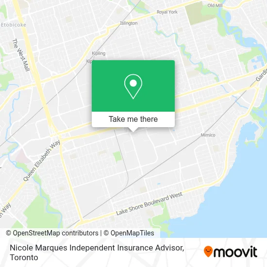 Nicole Marques Independent Insurance Advisor map