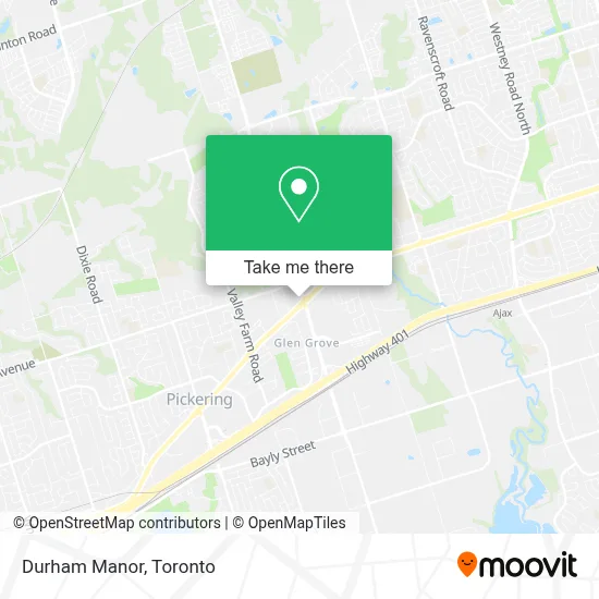 Durham Manor map