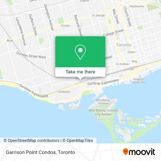 Garrison Point Condos map