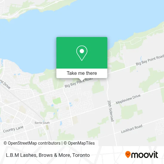 L.B.M Lashes, Brows & More map