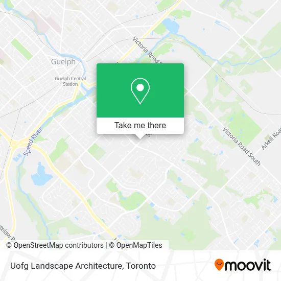 Uofg Landscape Architecture map