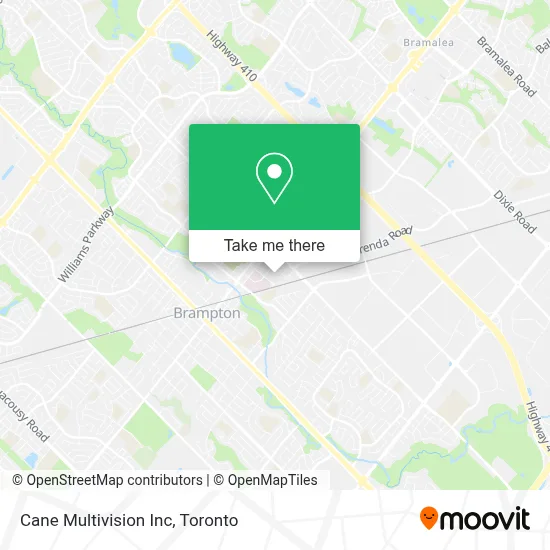 Cane Multivision Inc map
