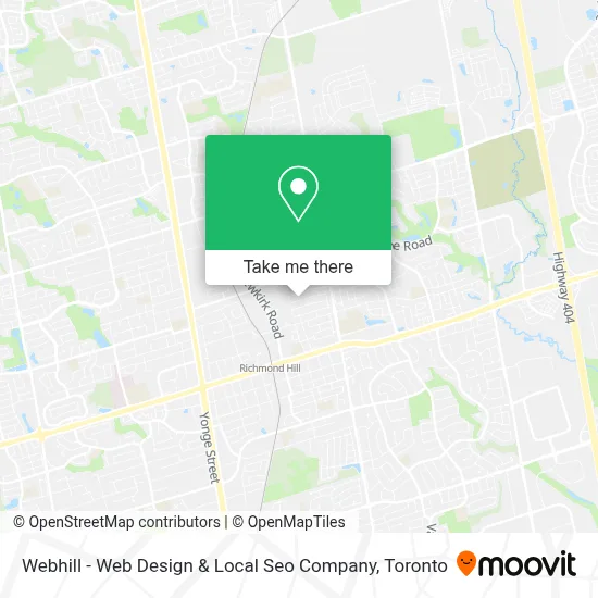 Webhill - Web Design & Local Seo Company map