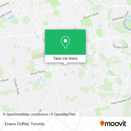 Enans Coffee map
