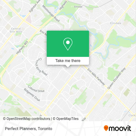 Perfect Planners map