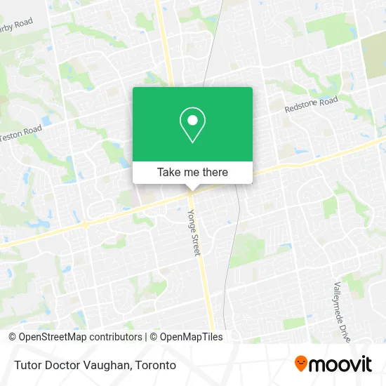 Tutor Doctor Vaughan map