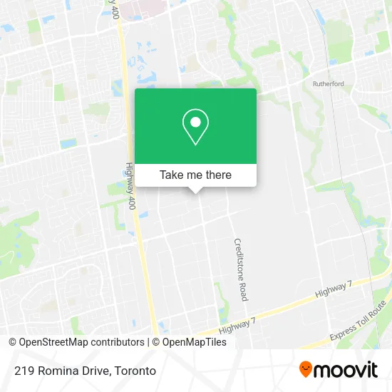 219 Romina Drive map