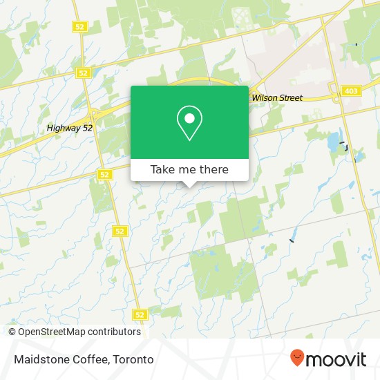 Maidstone Coffee map