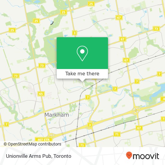 Unionville Arms Pub map