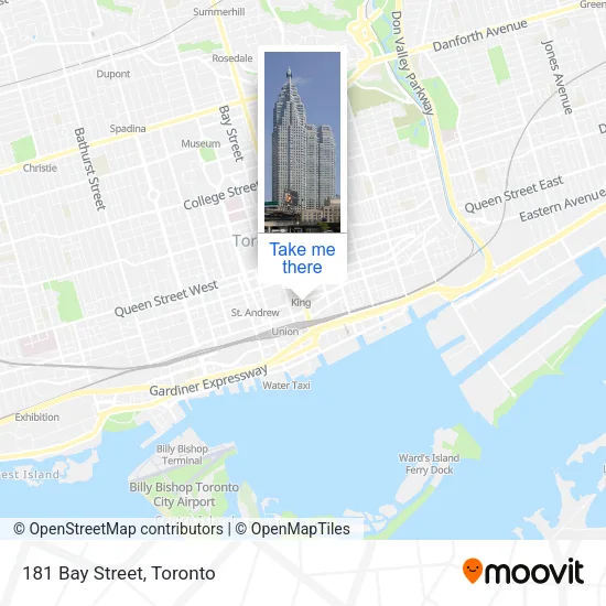 181 Bay Street map