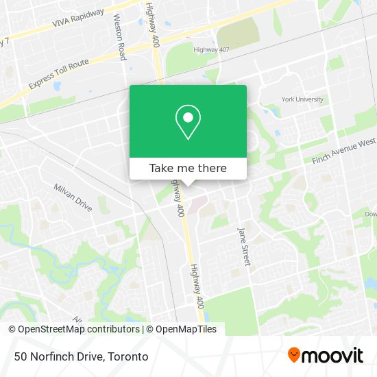 50 Norfinch Drive map