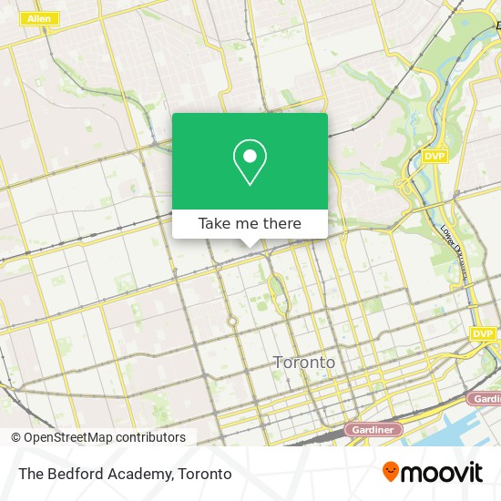 The Bedford Academy map