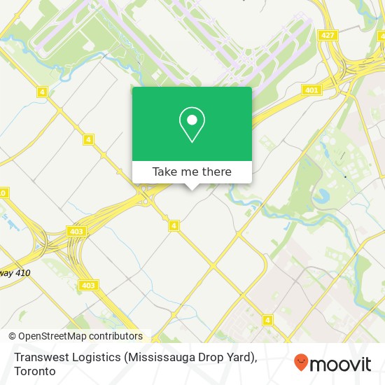 Transwest Logistics (Mississauga Drop Yard) map