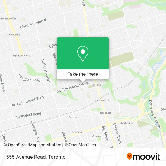 555 Avenue Road map