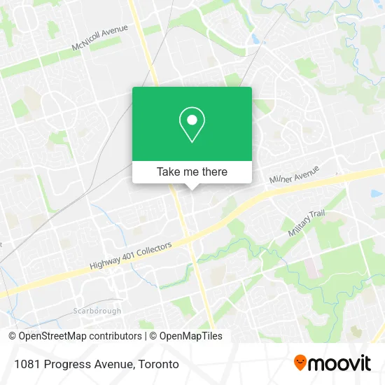1081 Progress Avenue map