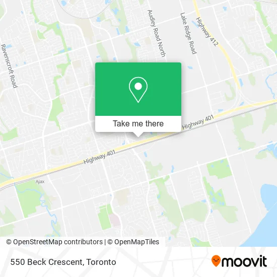550 Beck Crescent map