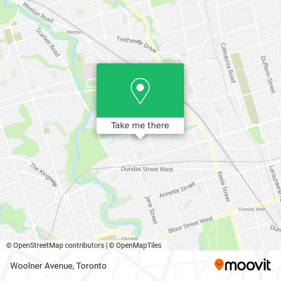 Woolner Avenue map