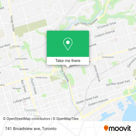 741 Broadview ave map