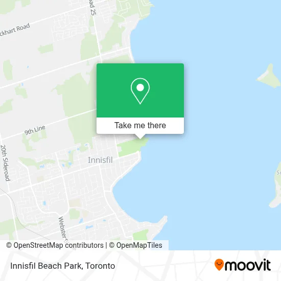 Innisfil Beach Park map