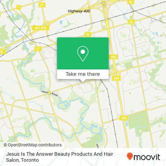 Jesus Is The Answer Beauty Products And Hair Salon map