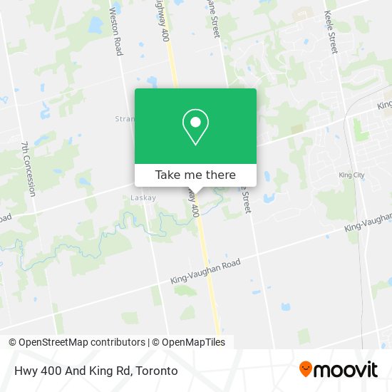 Hwy 400 And King Rd map