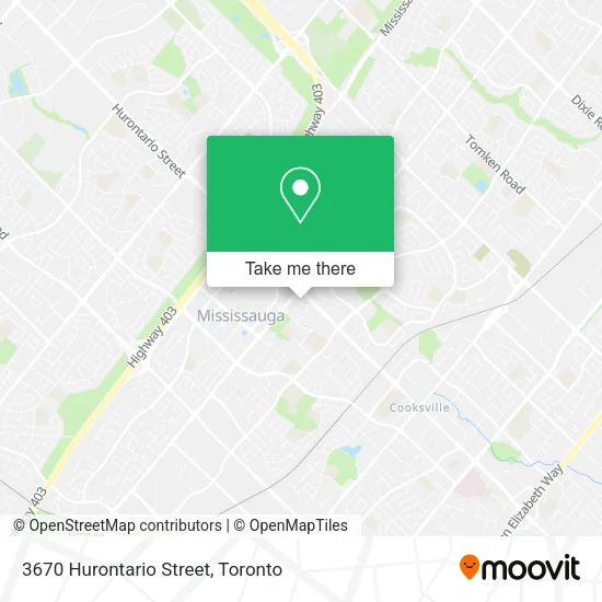 3670 Hurontario Street map