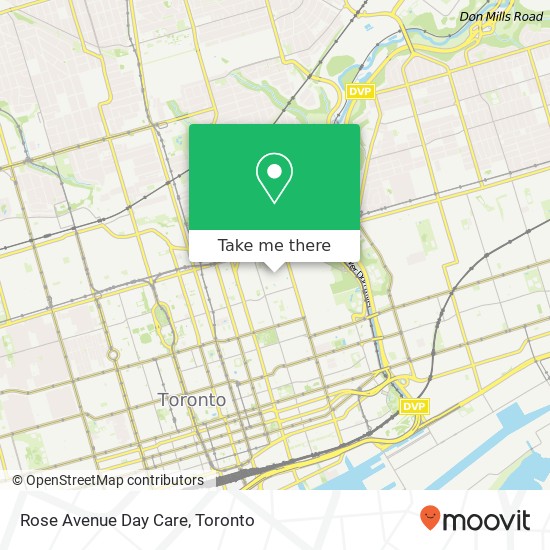 Rose Avenue Day Care map