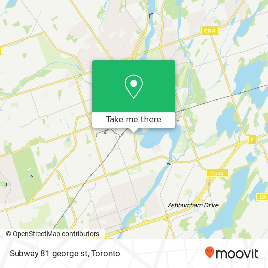 Subway 81 george st map