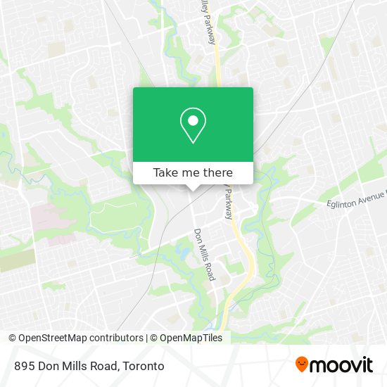 895 Don Mills Road map