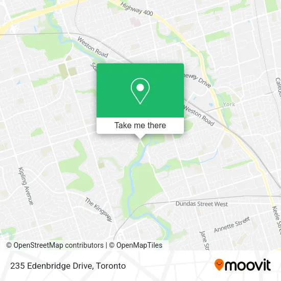 235 Edenbridge Drive map