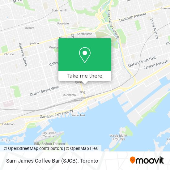 Sam James Coffee Bar (SJCB) map