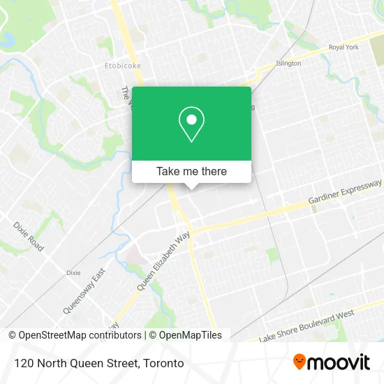 120 North Queen Street map