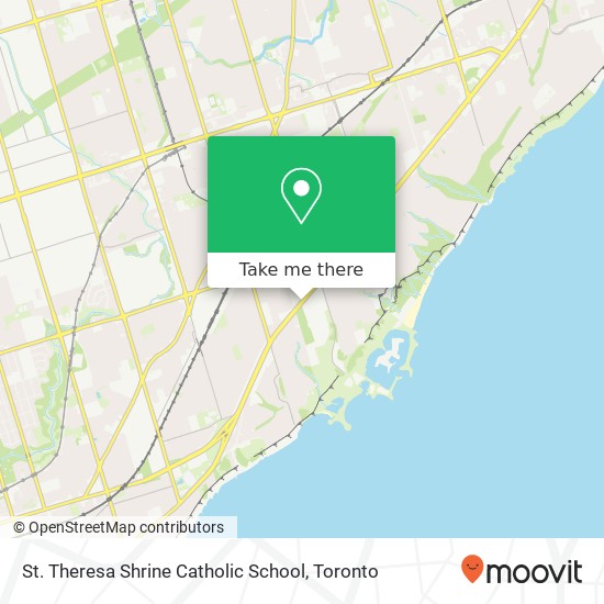 St. Theresa Shrine Catholic School map