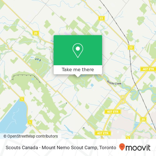 Scouts Canada - Mount Nemo Scout Camp plan